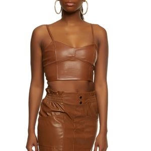 🥰NEW Brown Crop Top